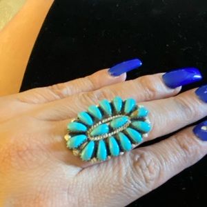 Sterling and turquoise ring